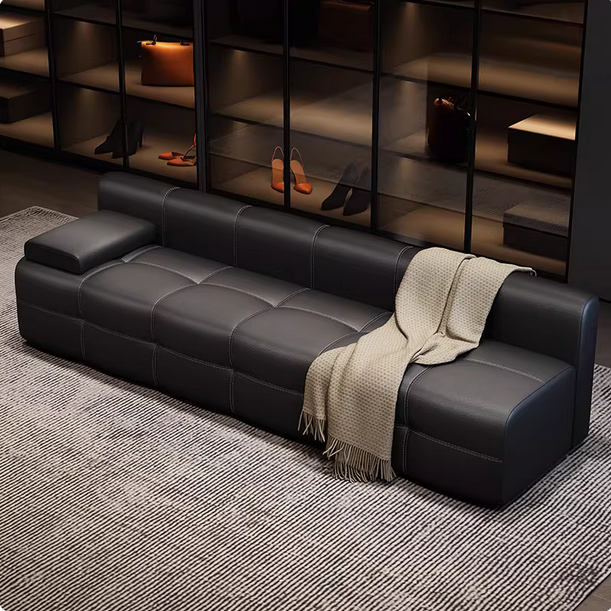 多多米2025新款小户型简约猫抓皮沙发 