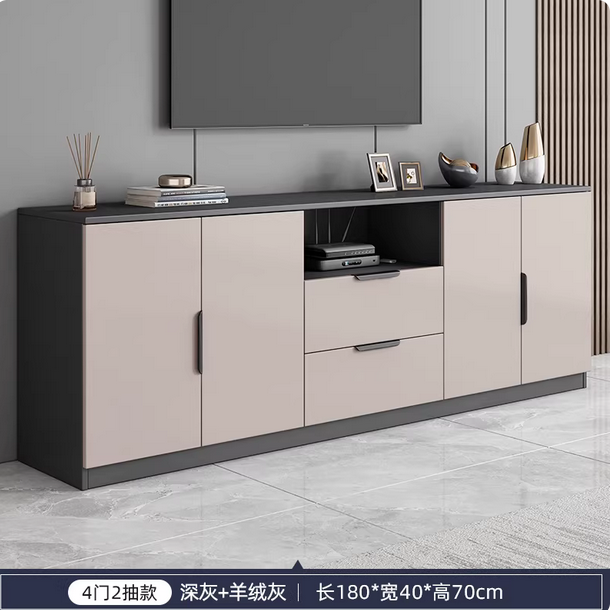 实木电视柜现代简约 